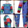 Disfraz De Chucky Halloween Fiesta Traje Cosplay Para Niños
