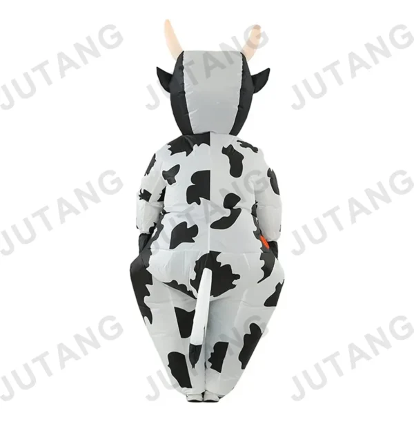 Disfraz Inflable De Vaca Lechera Para Adulto De Halloween