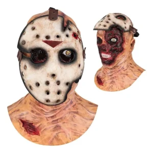 D_NQ_NP_2X_738479-MLA93404778092_092025-F Fiesta De Halloween Reunión Látex Miedo Jason Máscaras