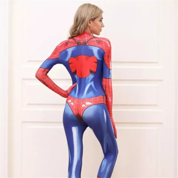 Mono Ajustado Para Cosplay De Spiderman Disfraz Spider Man Adulto Araña Traje Hero Woman Cosplay