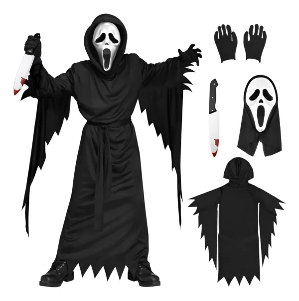 Disfraz Scream Halloween Cosplay Ghost Face Fantasma Adultos