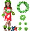 Vestido De Princesa Lilo Hawaiana Para Halloween, Traje Con Accesorios