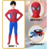 Disfraz De Spiderman Traje Niños Cosplay Anime Araña Ropa Disfrace De Halloween