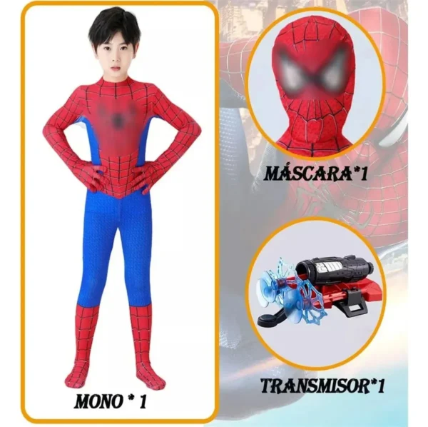 Disfraz De Spiderman Traje Niños Cosplay Anime Araña Ropa Disfrace De Halloween