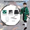 Disfraz De Kimono De Anime Demon Slayer Kamado Tanjirou Traje Para Adultos De Halloween Disfraz Cosplay