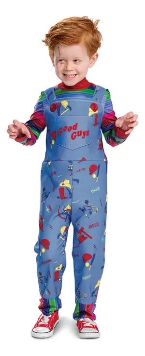 Disfraz De Chucky Halloween Fiesta Traje Cosplay Para Niños