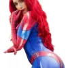 Mono Ajustado Para Cosplay De Spiderman Disfraz Spider Man Adulto Araña Traje Hero Woman Cosplay