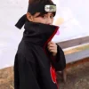 Disfraz De Naruto Akatsuki Ninja Abrigo Capa Cosplay Ropa