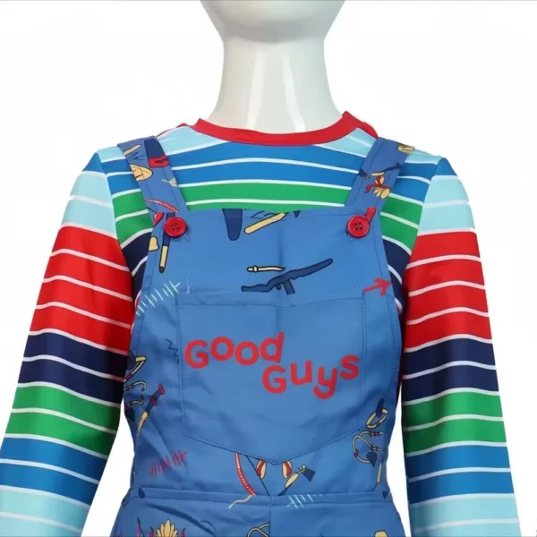 Disfraz De Chucky Halloween Fiesta Traje Cosplay Para Niños