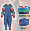 Disfraz De Chucky Halloween Fiesta Traje Cosplay Para Niños