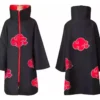 Disfraz De Naruto Akatsuki Ninja Abrigo Capa Cosplay Ropa