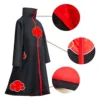 Disfraz De Naruto Akatsuki Ninja Abrigo Capa Cosplay Ropa