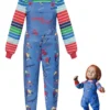 Disfraz De Chucky Halloween Fiesta Traje Cosplay Para Niños